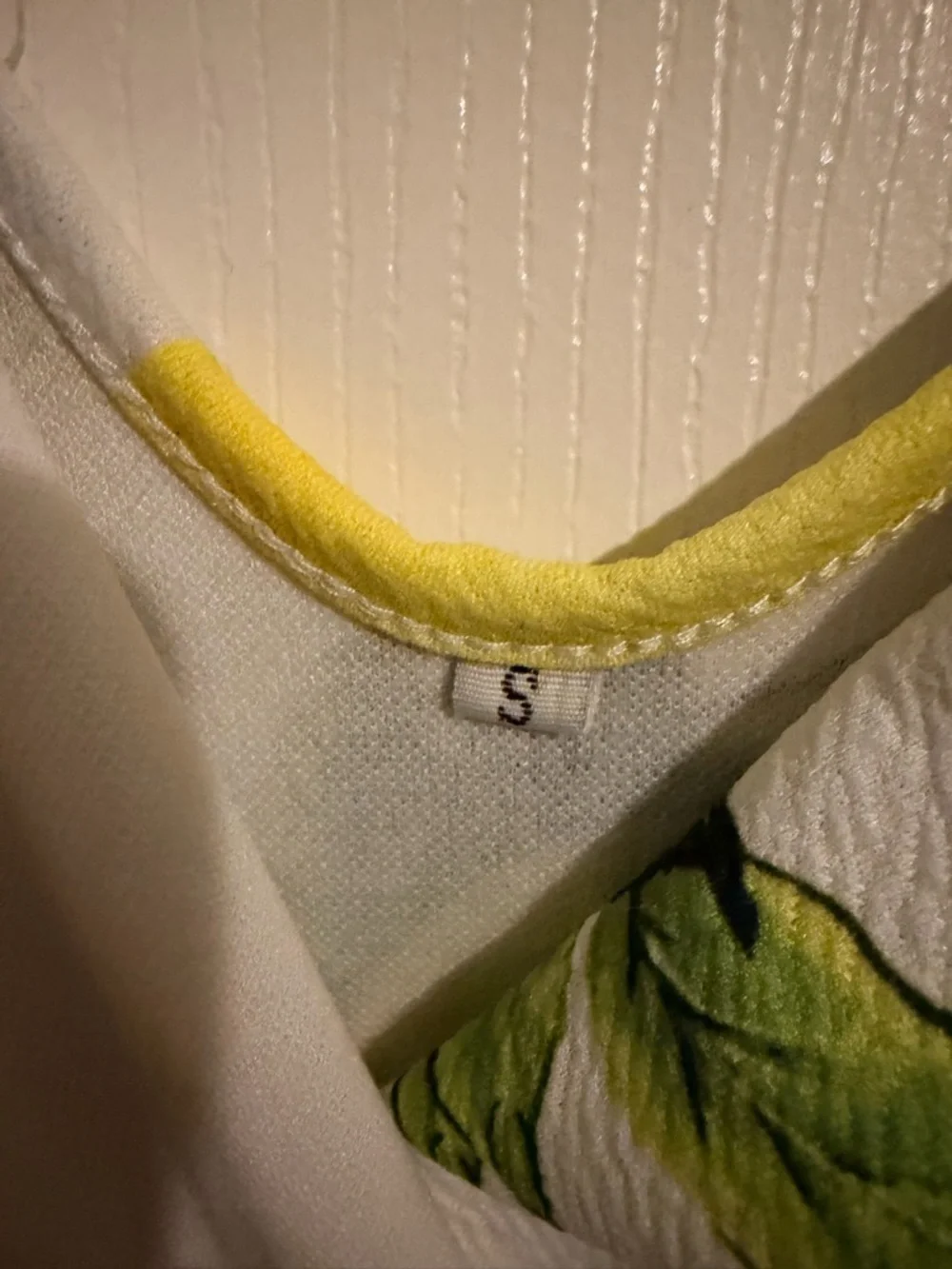 White Sundress with Yellow Lemon Print - Picture 3 of 5